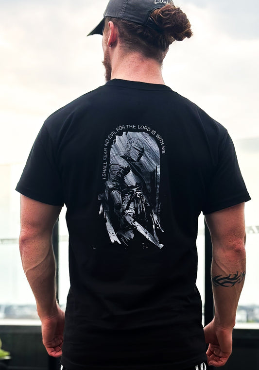 Psalms 23:4; Black T-shirt